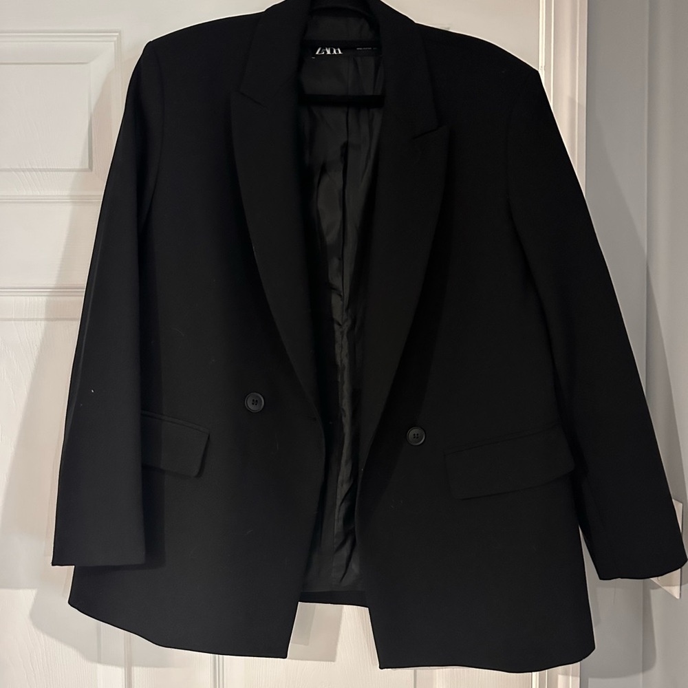 Zara oversized Black Blazer